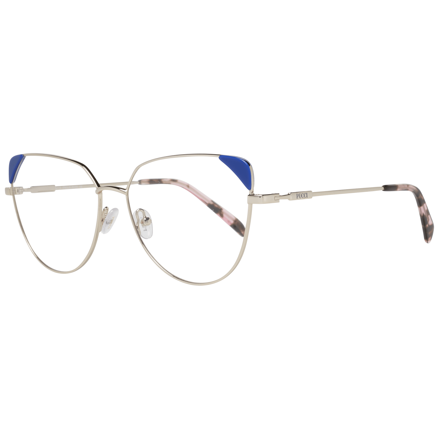 Emilio Pucci Gold Women Glasses Frame.
