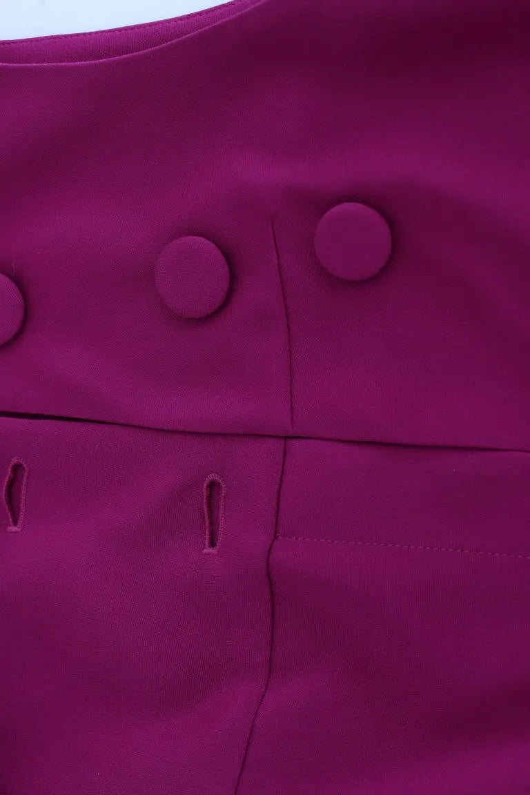Barbara Casasola Stunning Silk Sleeveless Purple Blouse Barbara Casasola