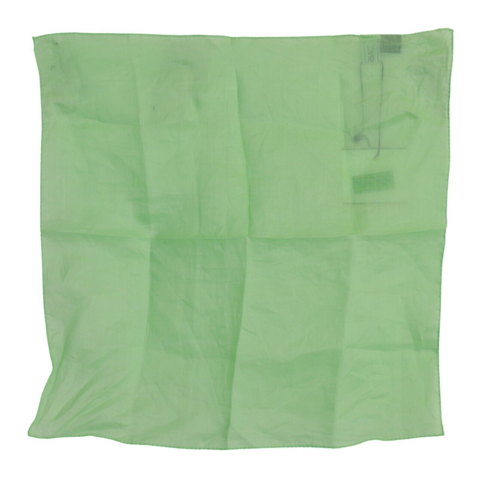 Versace Apple Green Linen Square Foulard Head Wrap Scarf Versace