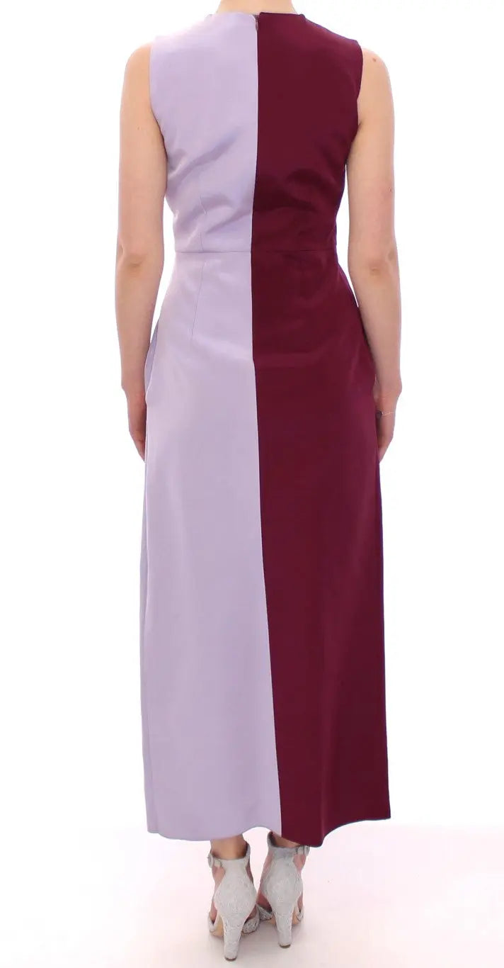 Barbara Casasola Elegant Long Silk Gown in Lavender Barbara Casasola