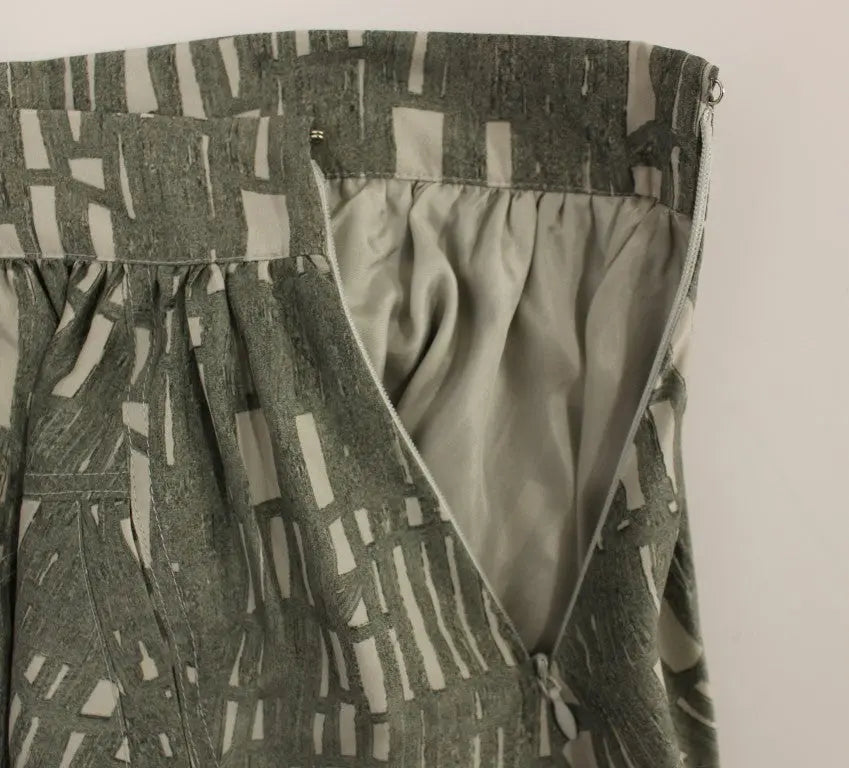 Comeforbreakfast Chic Gray Pleated Mini Skirt - MaraFormigone