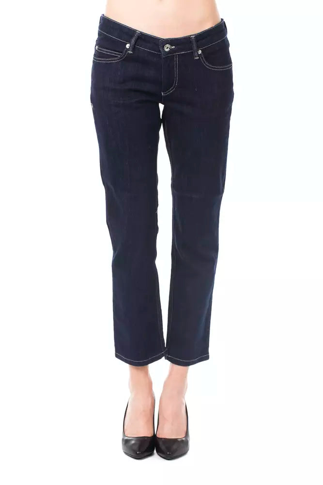 Ungaro Fever Blue Cotton Women Jeans.