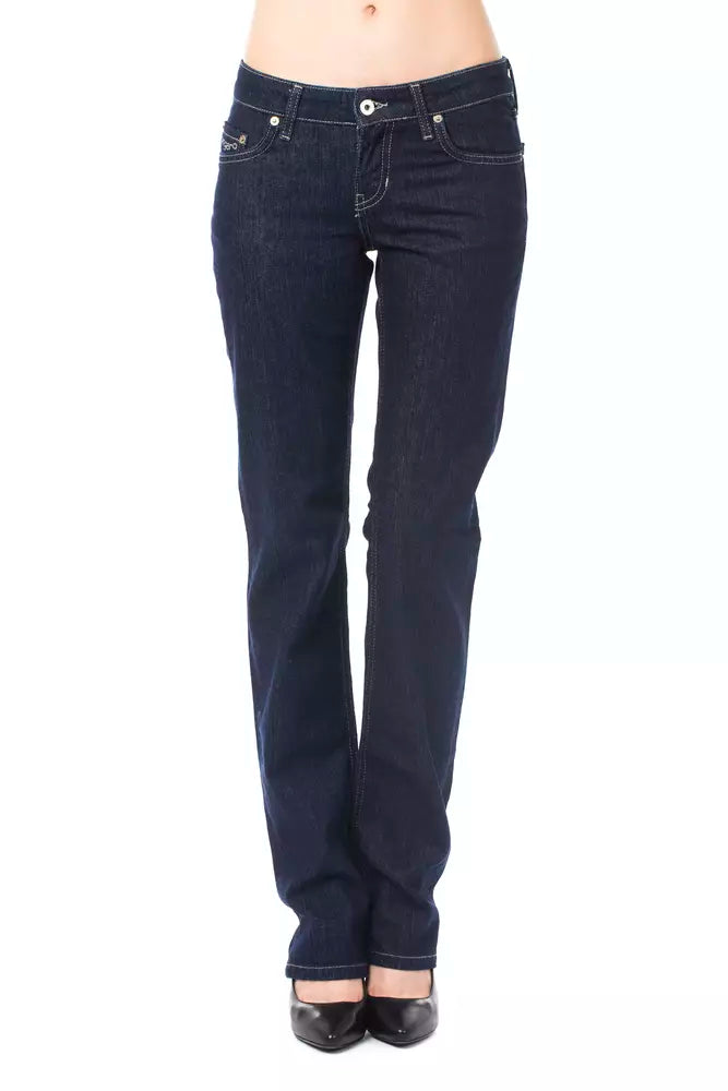 Ungaro Fever Blue Cotton Women's Jeans.