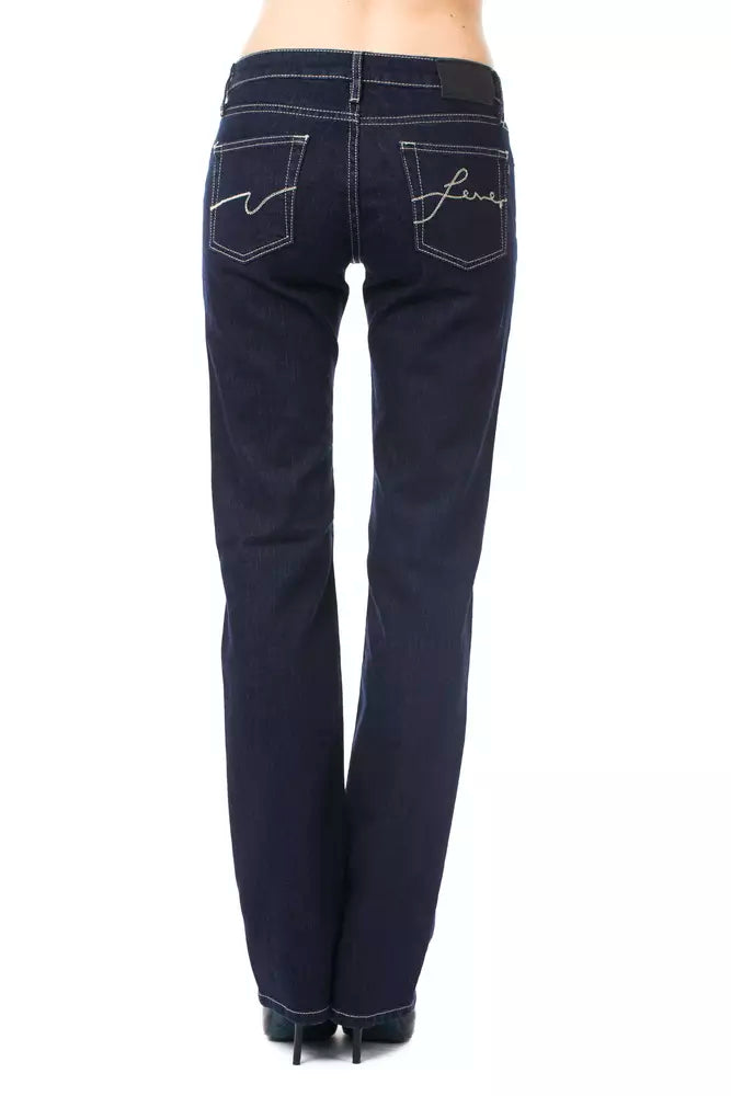 Ungaro Fever Blue Cotton Women's Jeans.