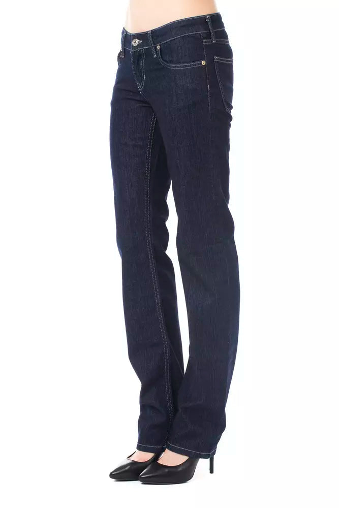 Ungaro Fever Blue Cotton Women's Jeans.
