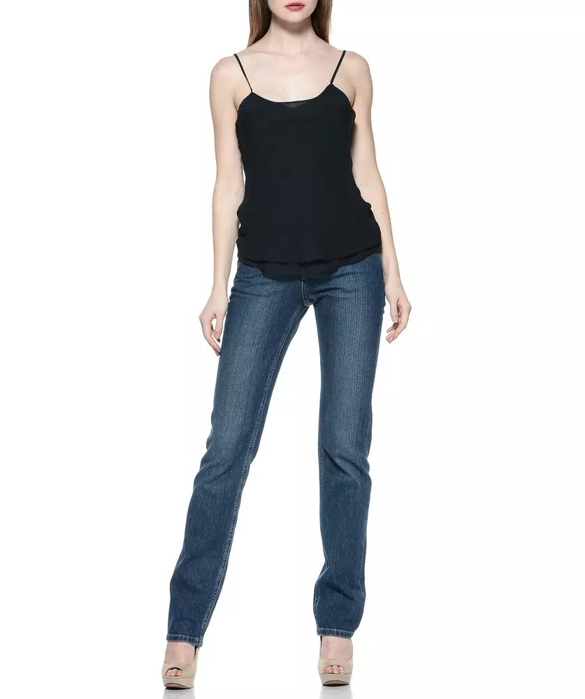 Ungaro Fever Blue Cotton Women Jeans.