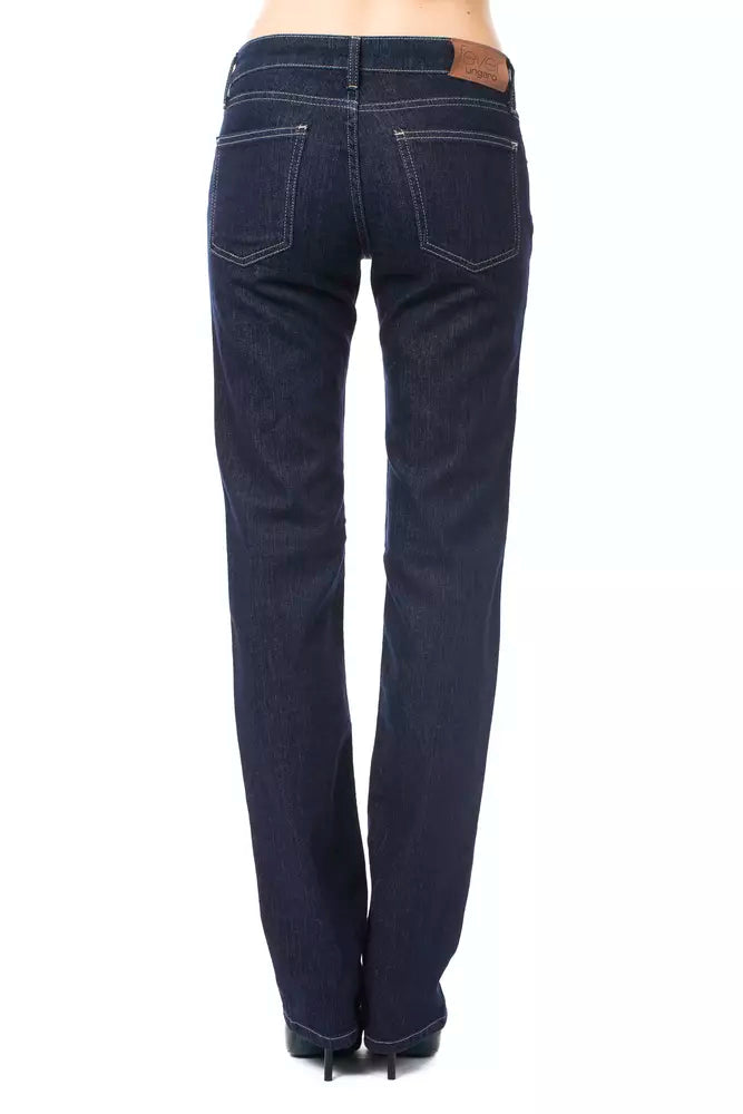Ungaro Fever Blue Cotton Women's Jeans.