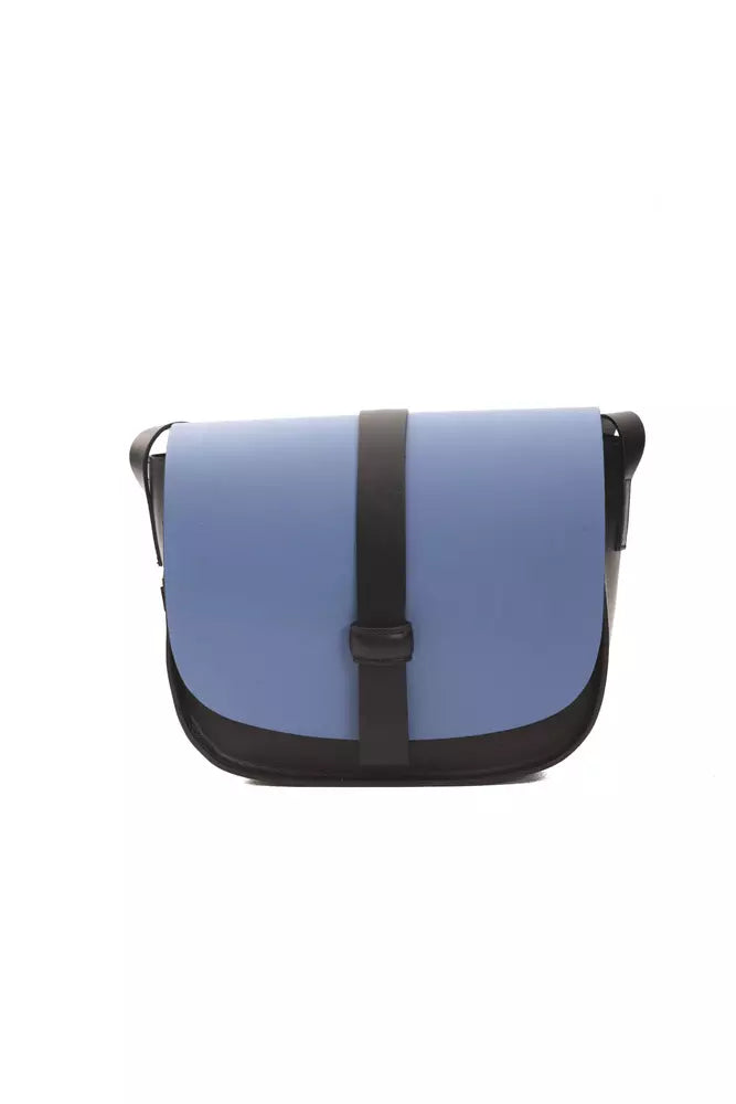 Pompei Donatella Blue Leather Women Crossbody Bag.