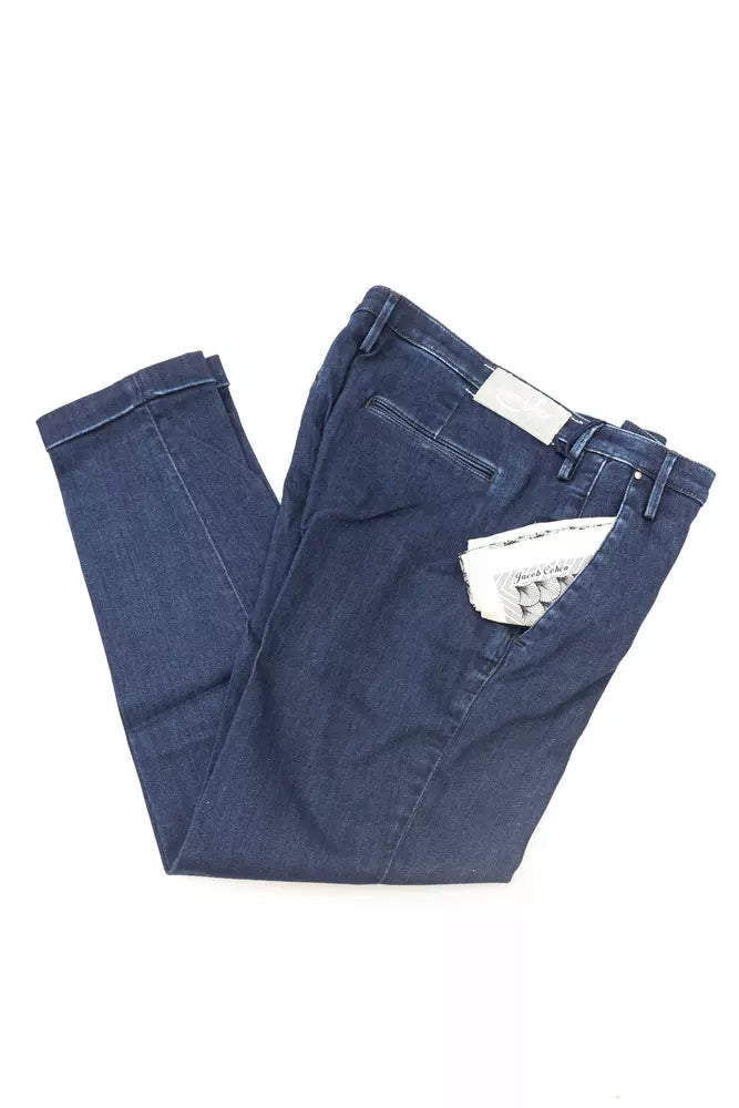 Jacob Cohen Blue Cotton Women Jeans.