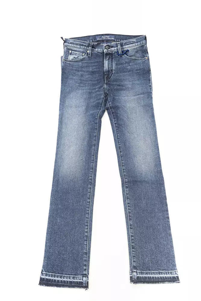 Jacob Cohen Blue Cotton Women Jeans.