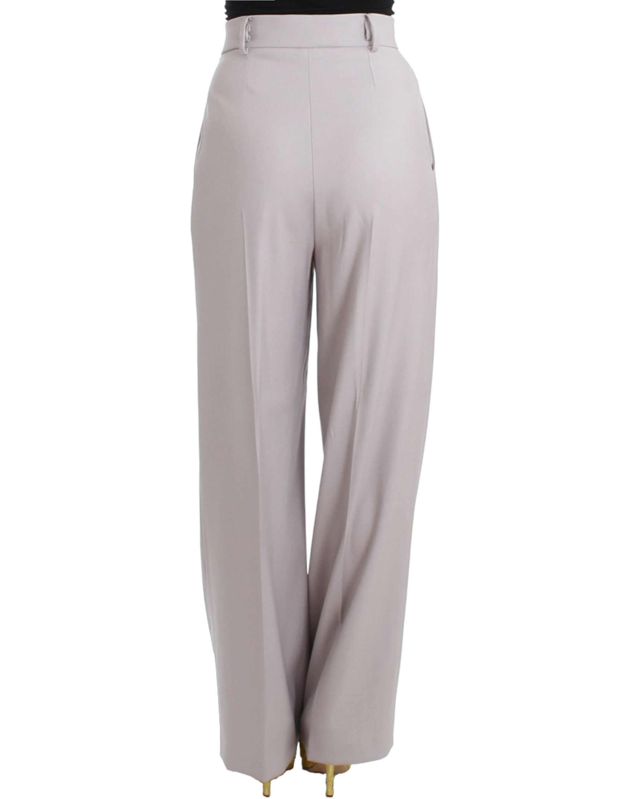 Cavalli Gray high waist pants Cavalli