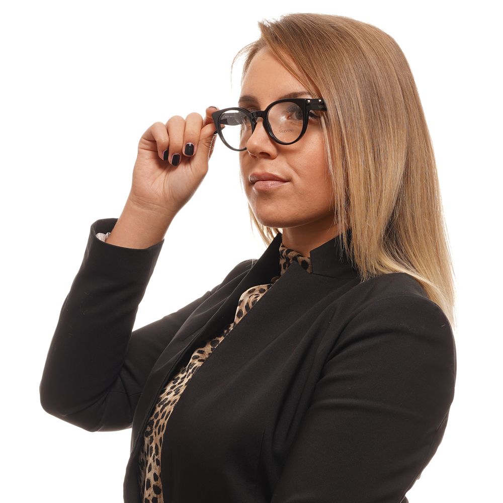 Valentino Black Women Glasses Frame Valentino