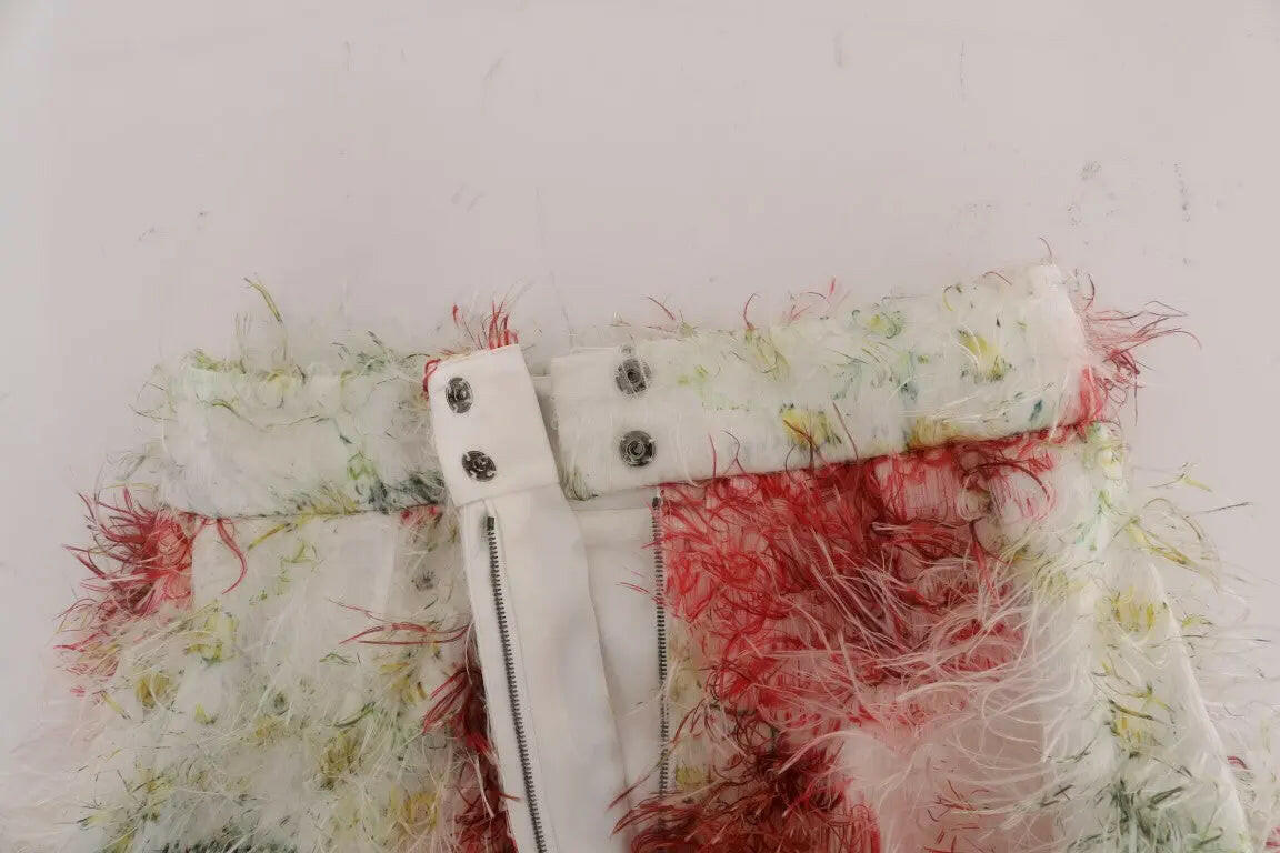 Dolce & Gabbana Floral Patterned Pencil Straight Skirt.