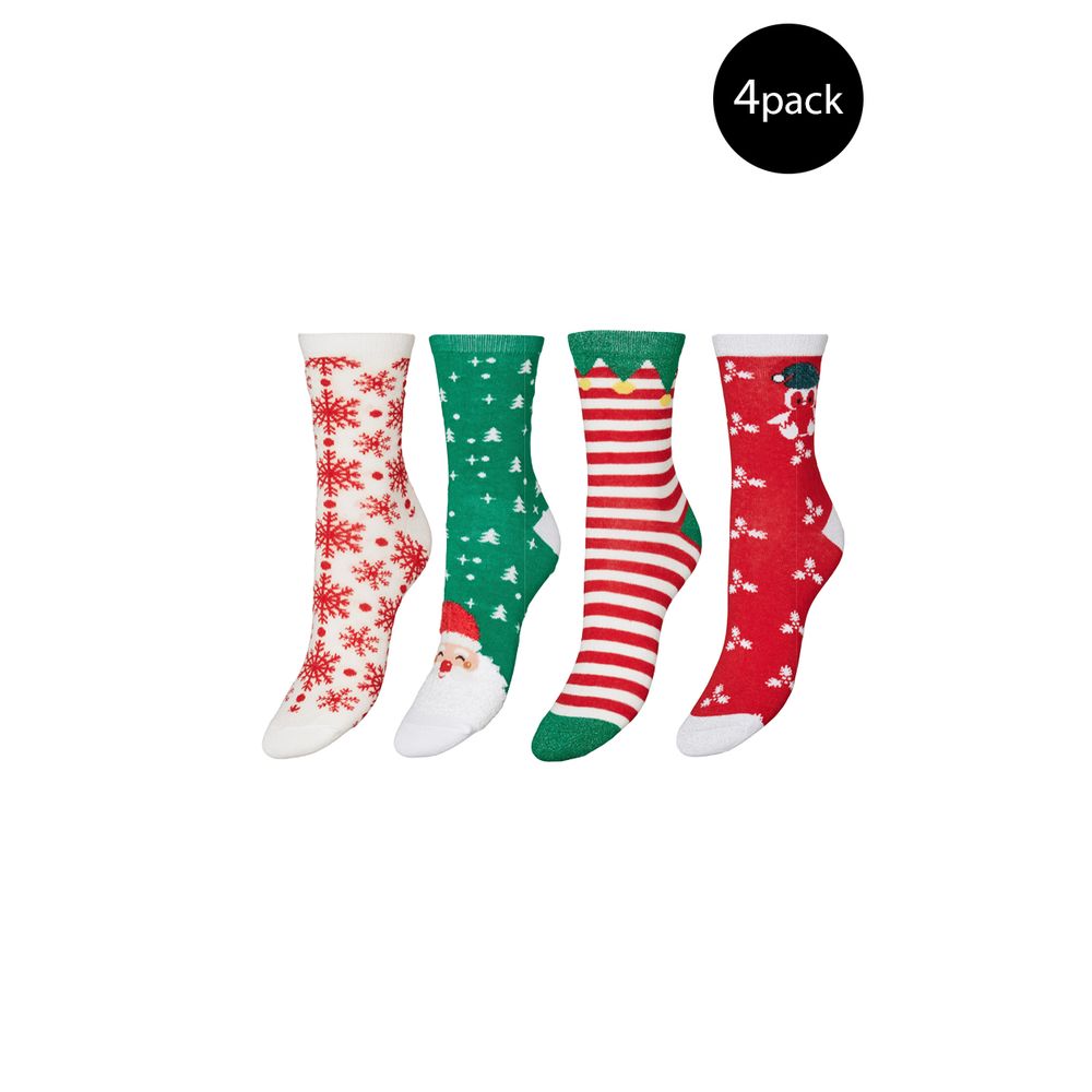 Vero Moda Green Cotton Sock Vero Moda