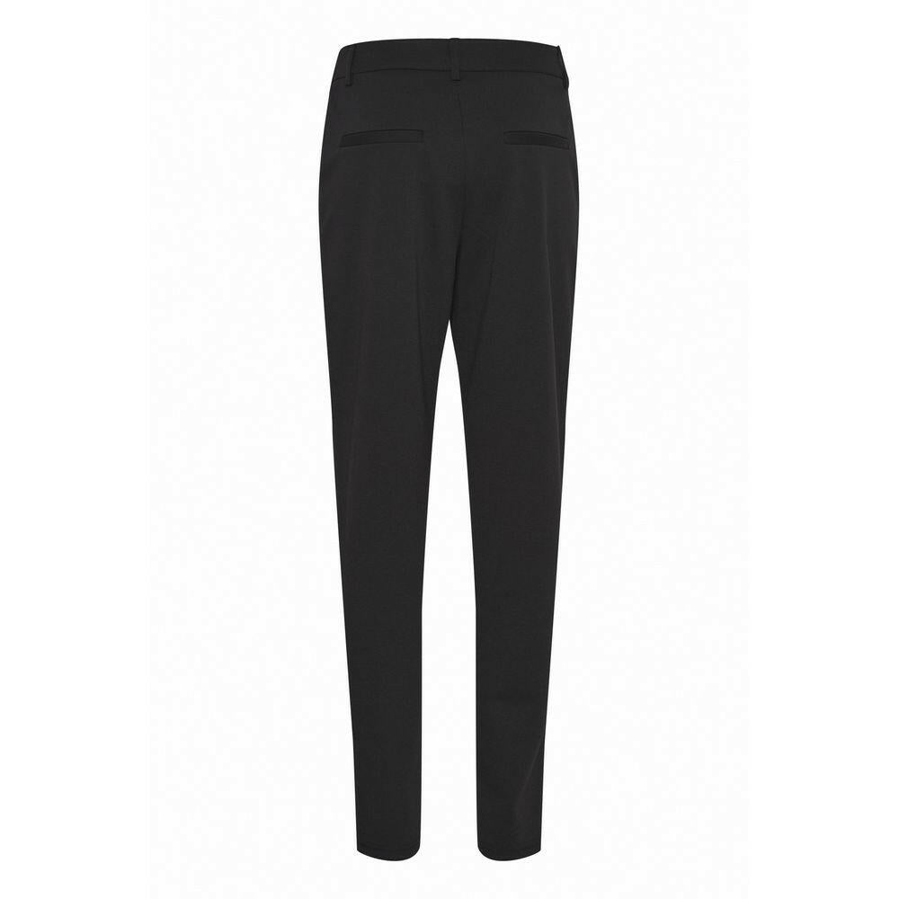 ICHI Black Recycled Polyester Pant ICHI