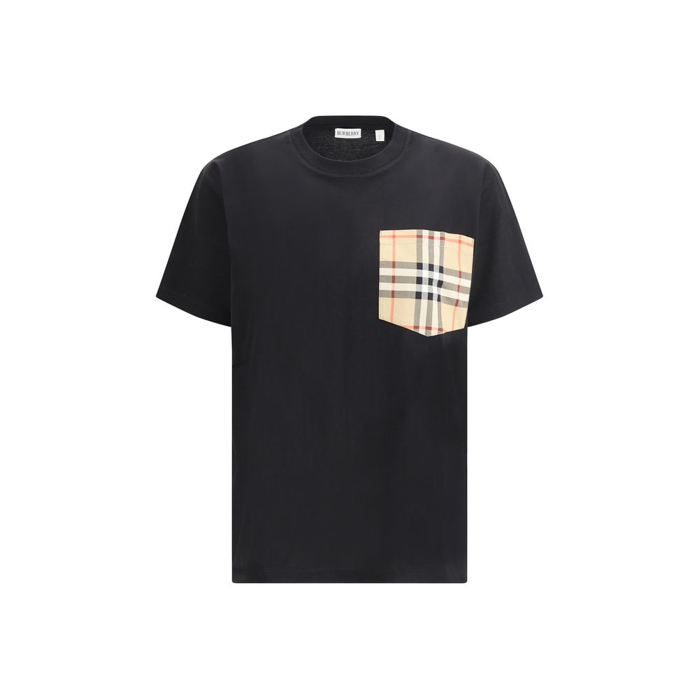 Camiseta Burberry preta de algodão