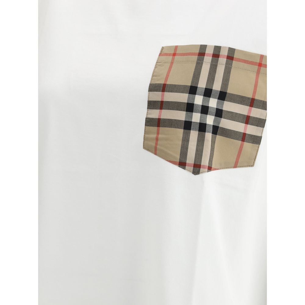 Camiseta Burberry de algodão branco