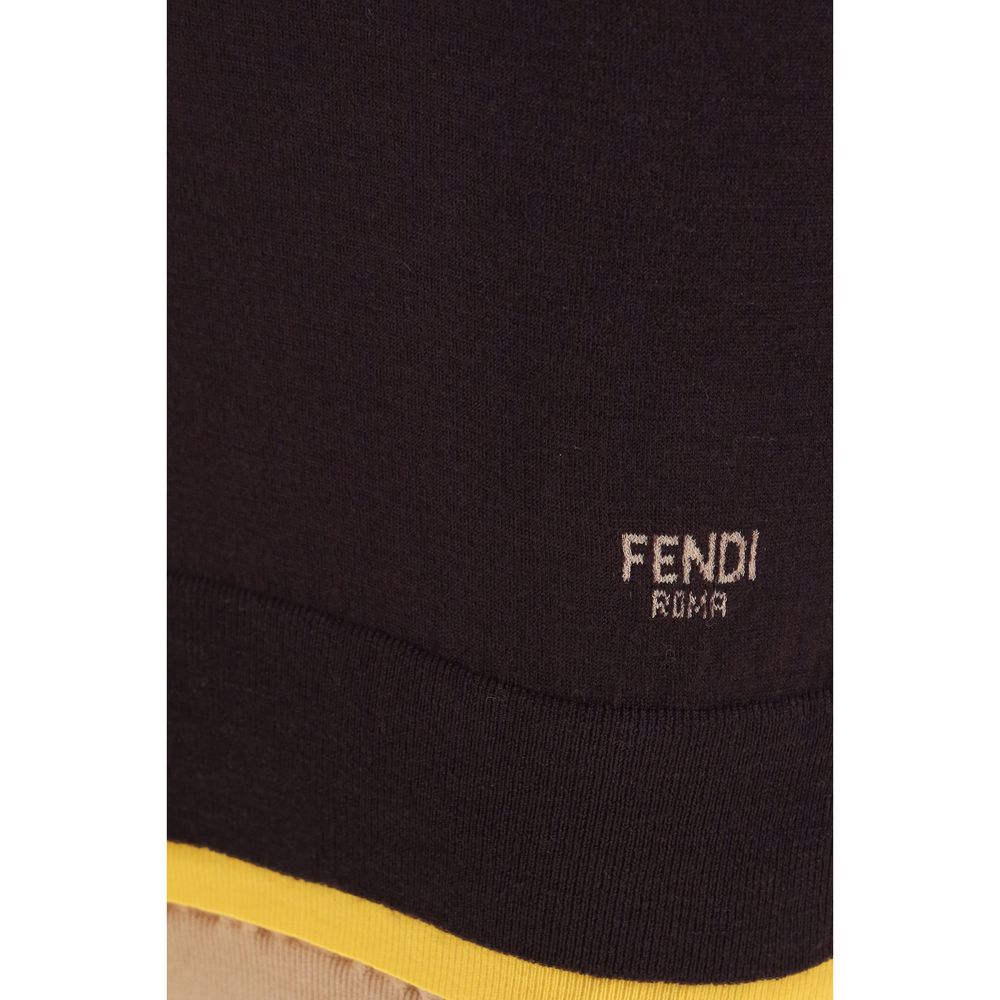 Fendi Turtleneck mini Dress Fendi