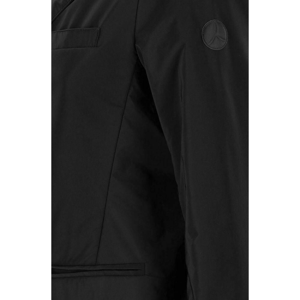 People Of Shibuya Black Polyester Jackets & Coat People Of Shibuya