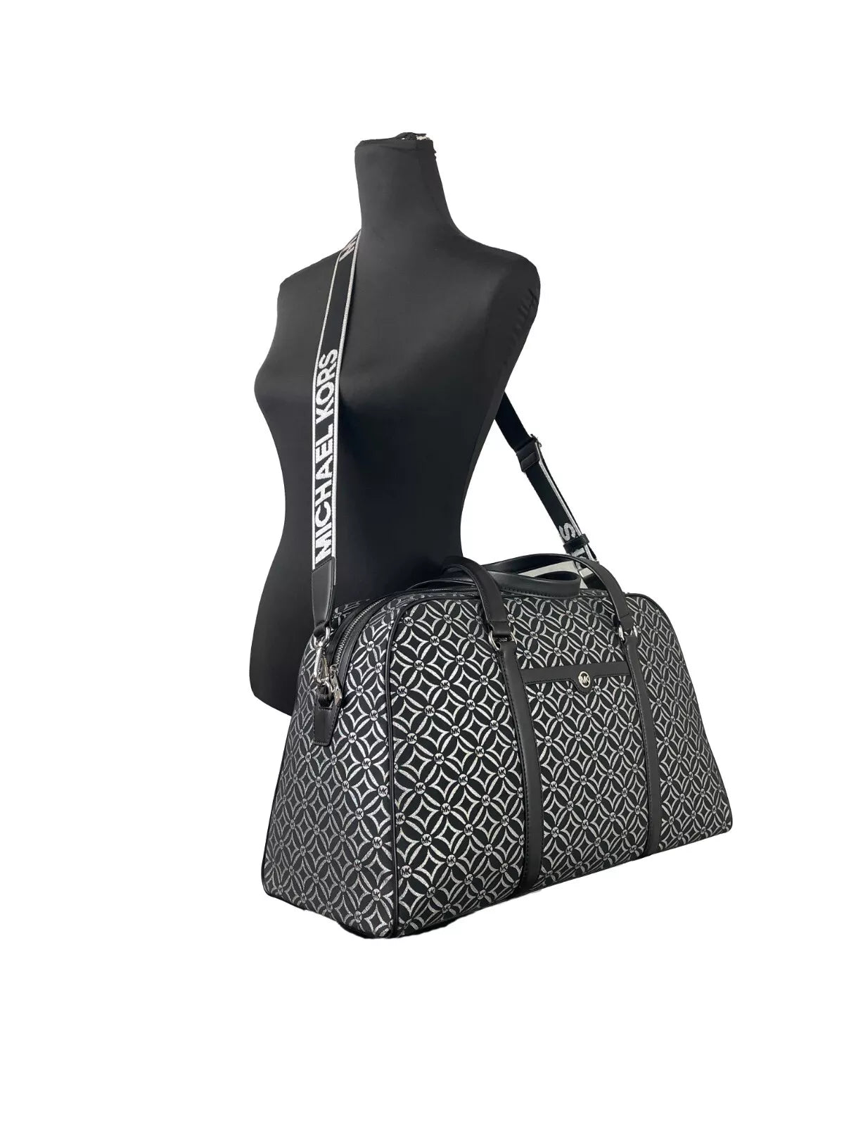 Michael Kors Travel XL Weekender Duffle Luggage Bag Black Michael Kors