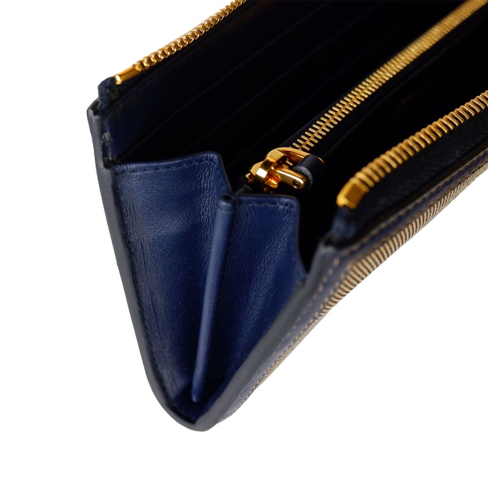 Prada Brown Canvas Women Wallet Prada