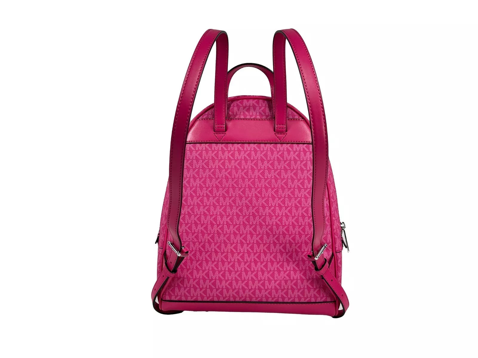 Michael Kors Rhea Medium PVC Backpack Bookbag Dragon Fruit Michael Kors