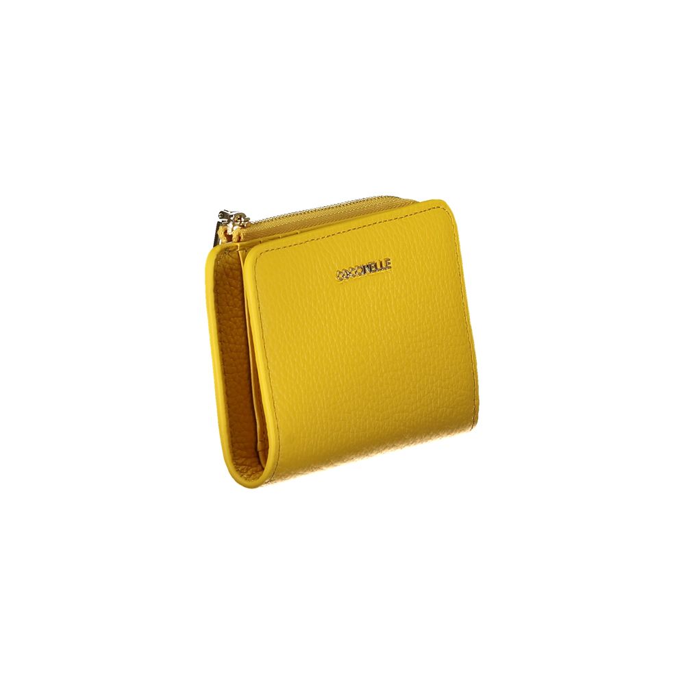 Coccinelle Yellow Leather Women Wallet Coccinelle