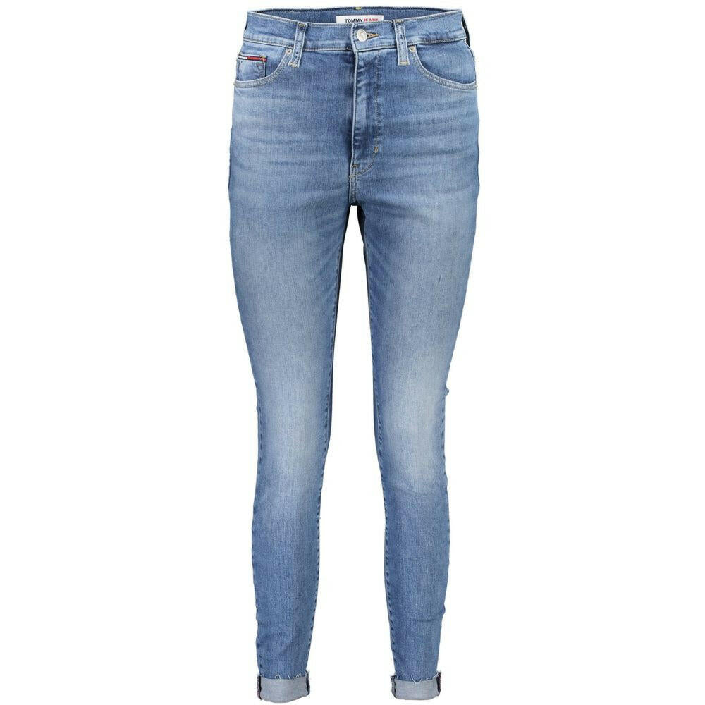 Tommy Hilfiger Blue Cotton Women Jeans Tommy Hilfiger
