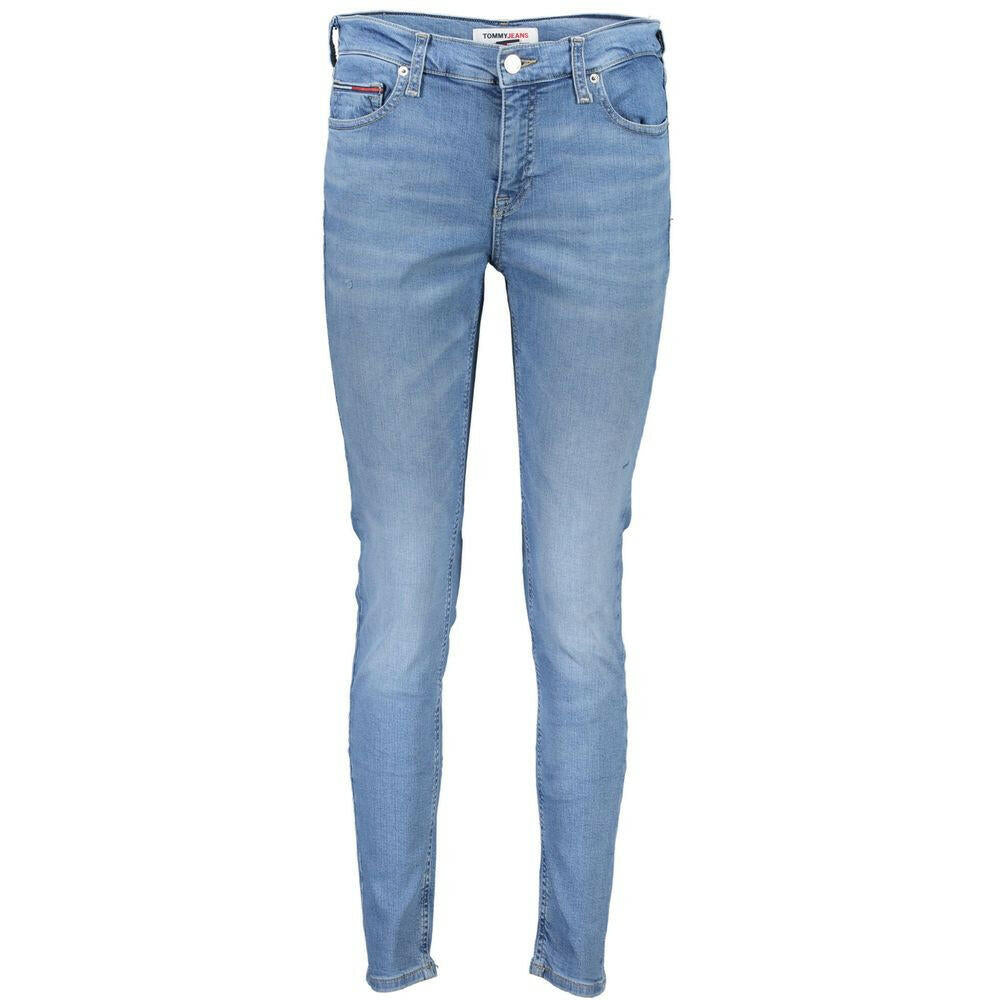 Tommy Hilfiger Blue Cotton Women Skinny Jean Tommy Hilfiger