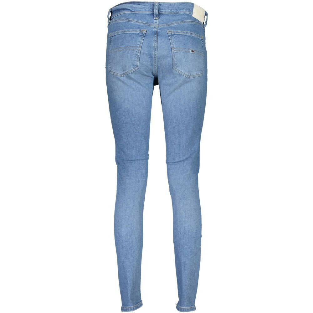 Tommy Hilfiger Blue Cotton Women Skinny Jean Tommy Hilfiger