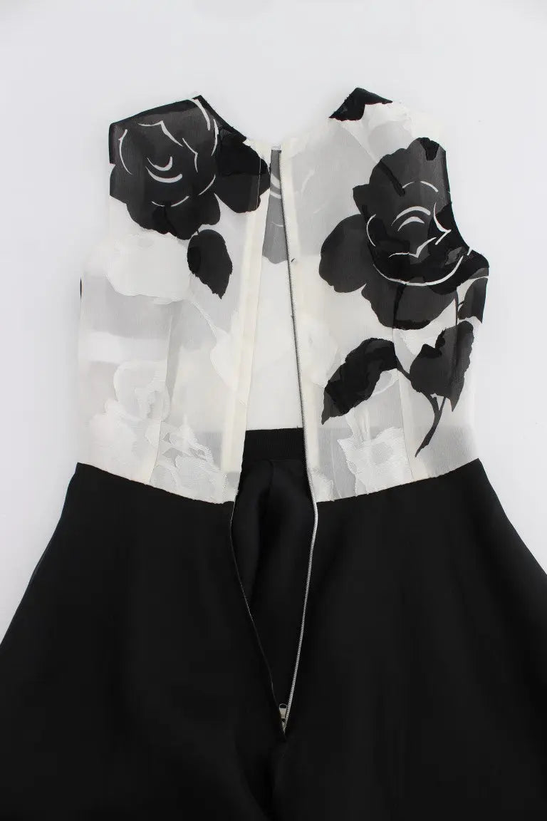 Dolce & Gabbana Elegant Floral Silk Full Length Dress Dolce & Gabbana