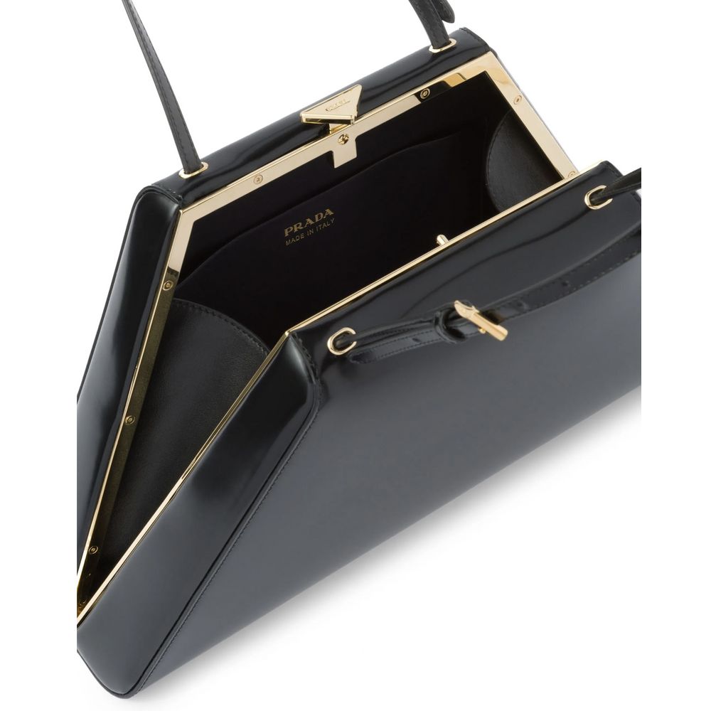 Prada Black Leather Handbag Prada