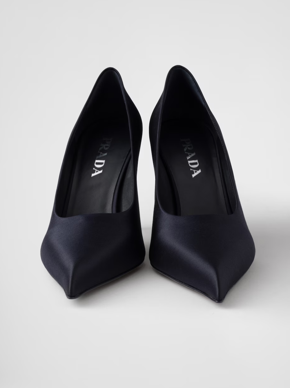 Prada Blue Satin Pumps Prada