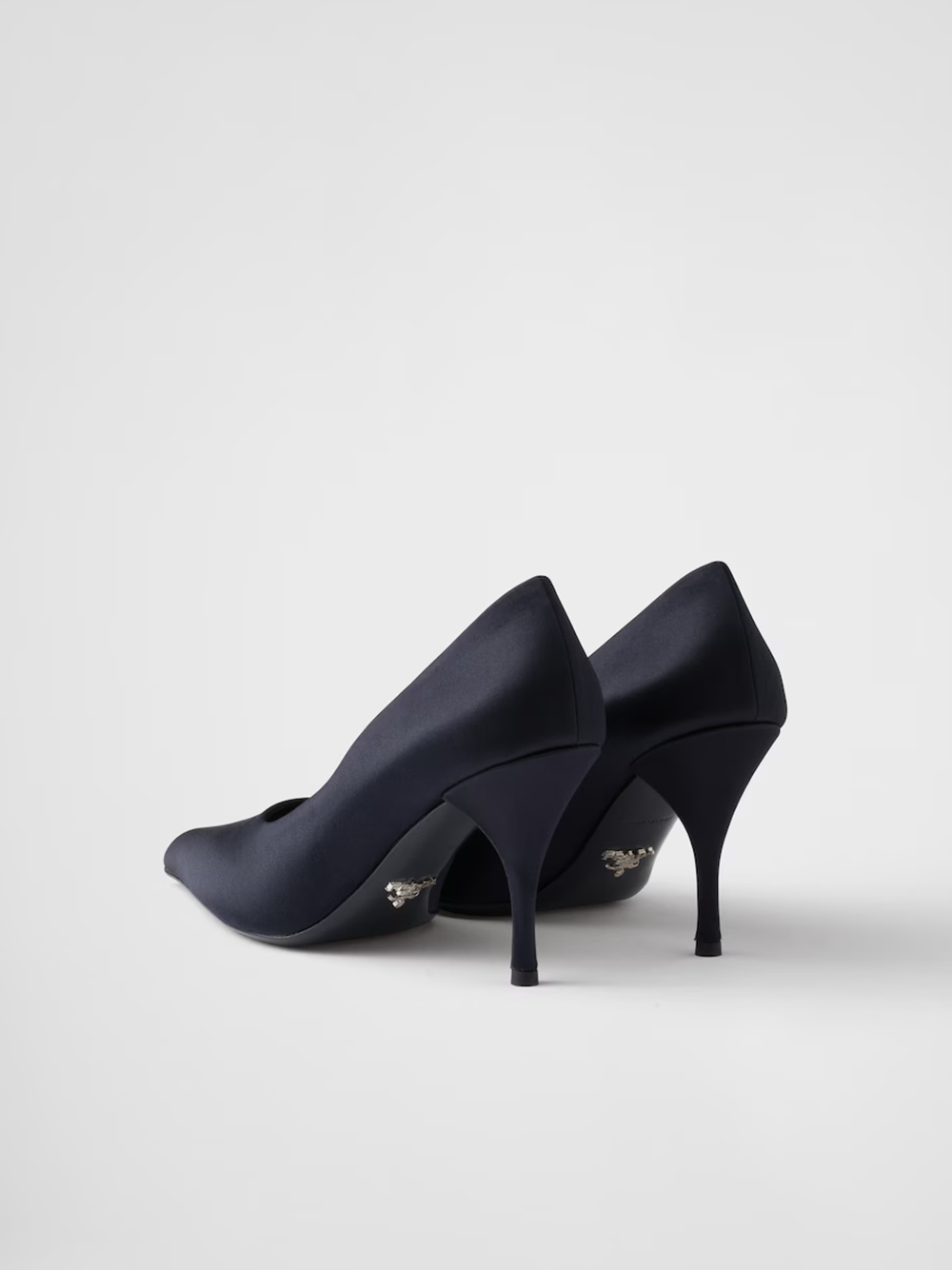 Prada Blue Satin Pumps Prada