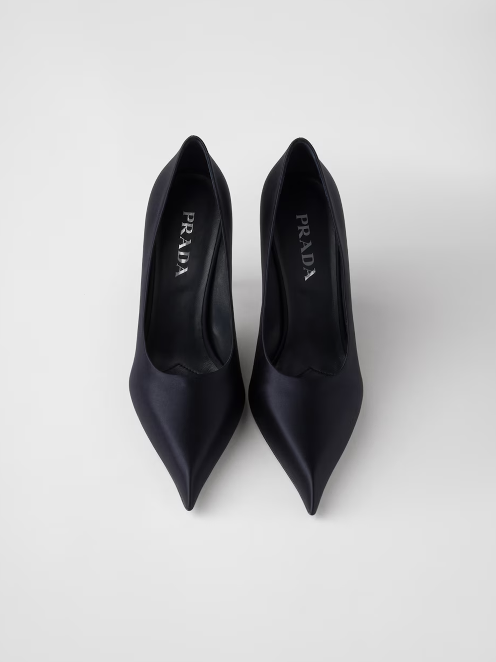 Prada Blue Satin Pumps Prada