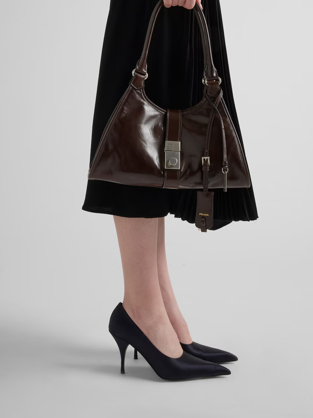 Prada Blue Satin Pumps Prada