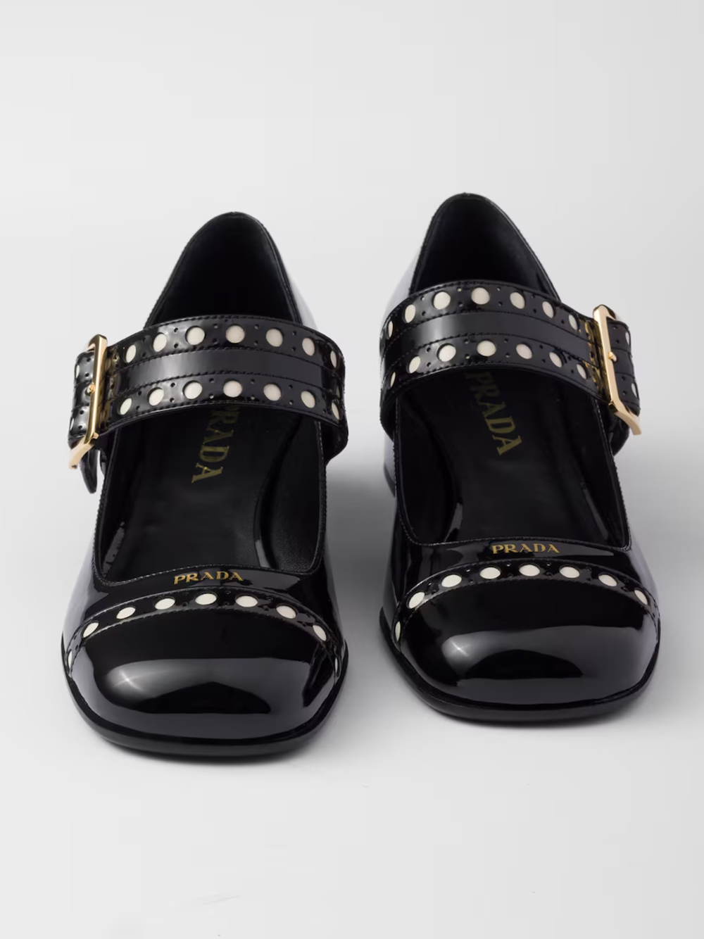 Prada Black Patent leather Mary Jane pumps Prada