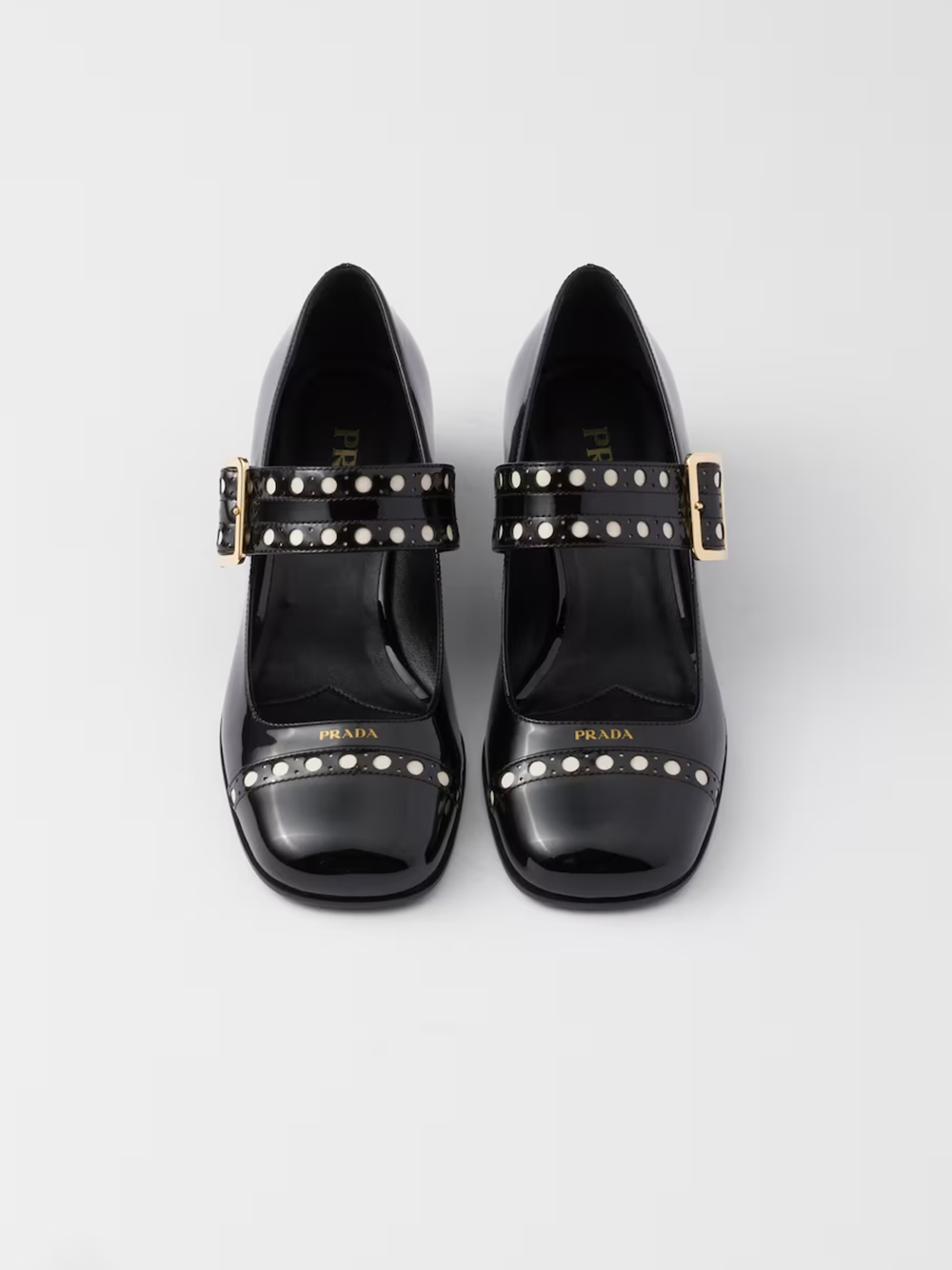 Prada Black Patent leather Mary Jane pumps Prada