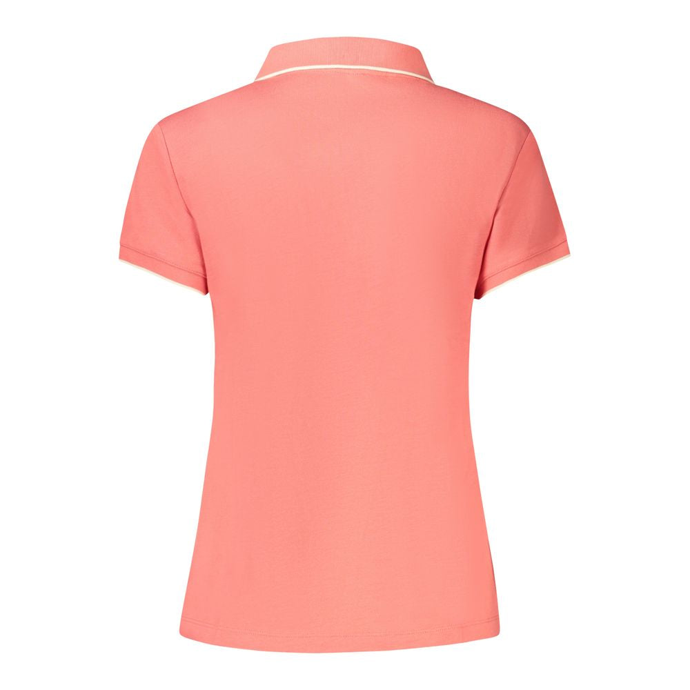Camisa polo feminina North Sails rosa de algodão