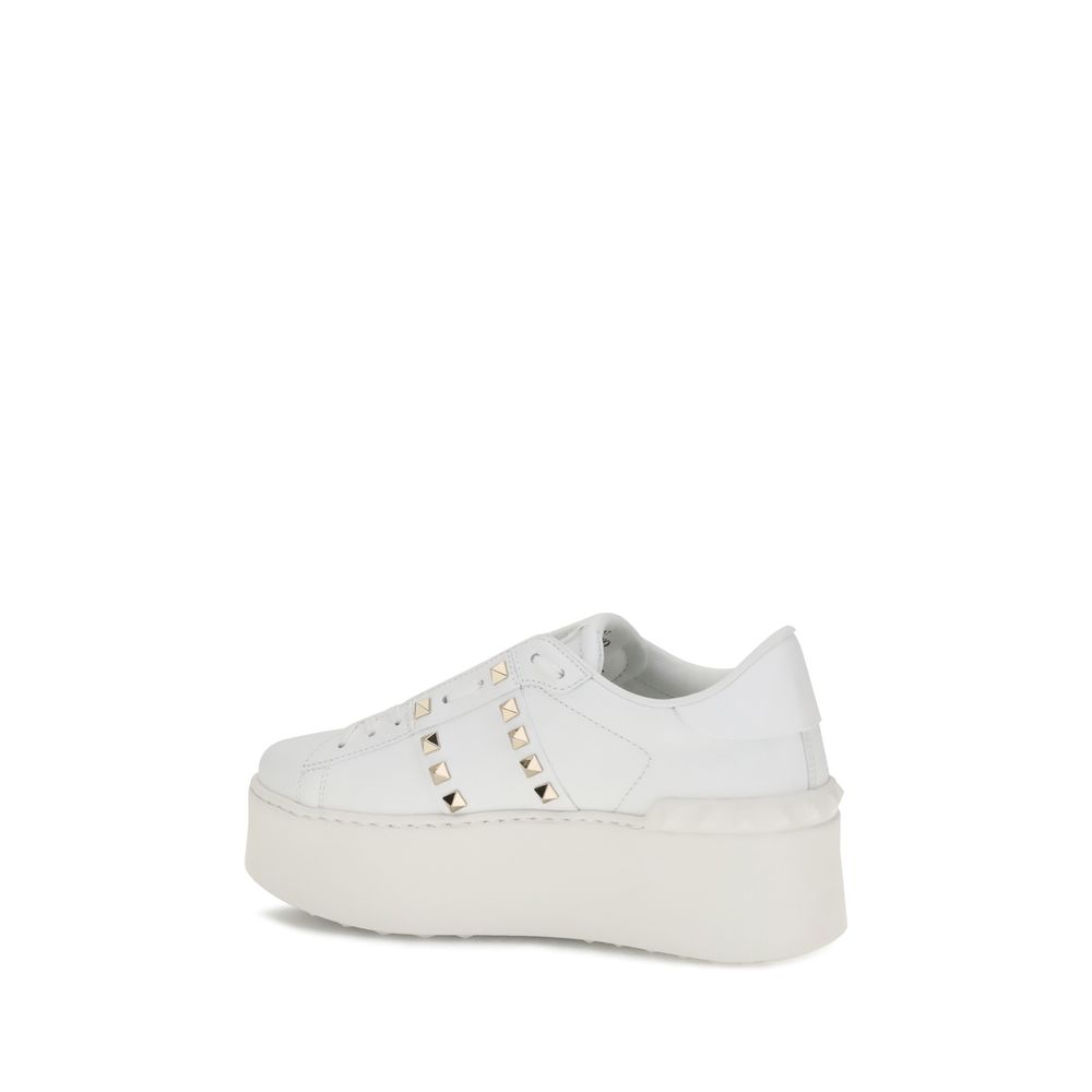 Valentino Garavani Rockstud Untitled Flatform Sneakers Valentino Garavani