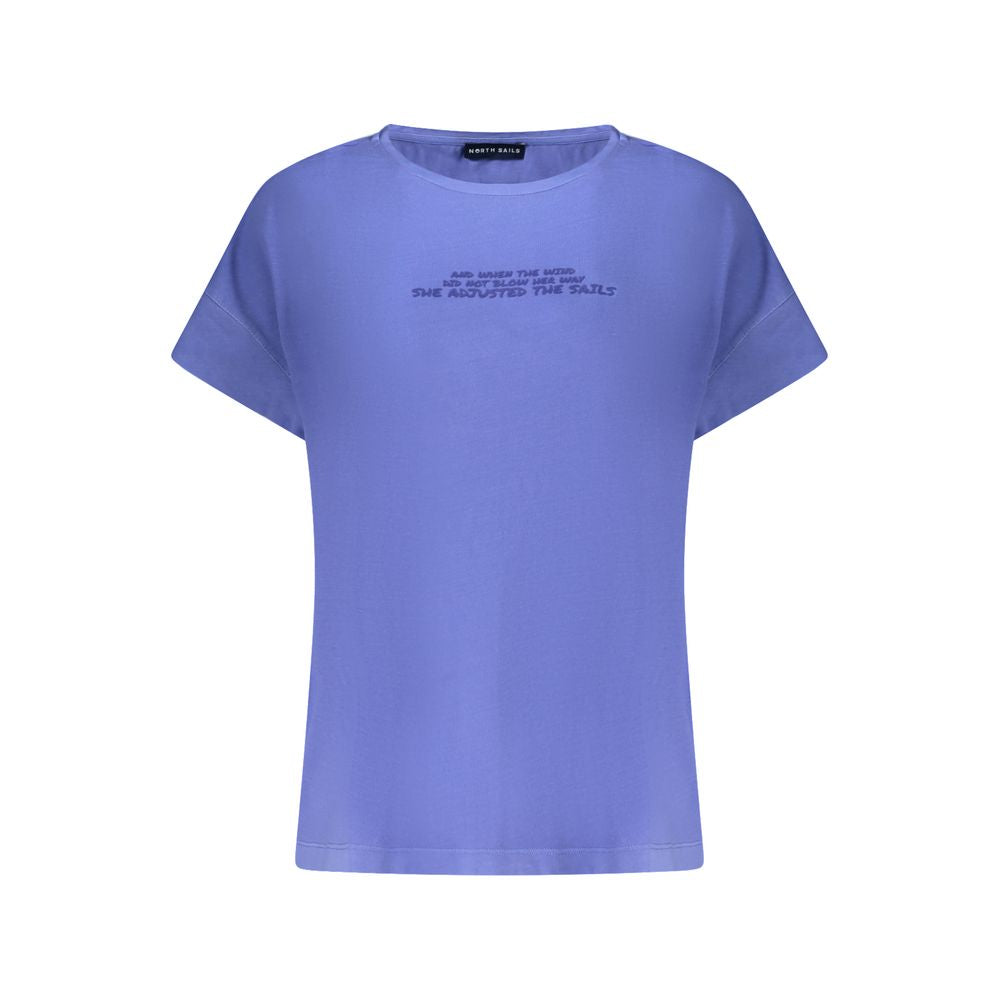 Camiseta feminina North Sails azul de algodão