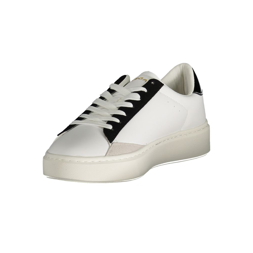 Gas White Polyester Women Sneaker Gas