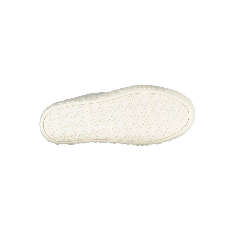 Tommy Hilfiger White Leather Women Sneaker Tommy Hilfiger