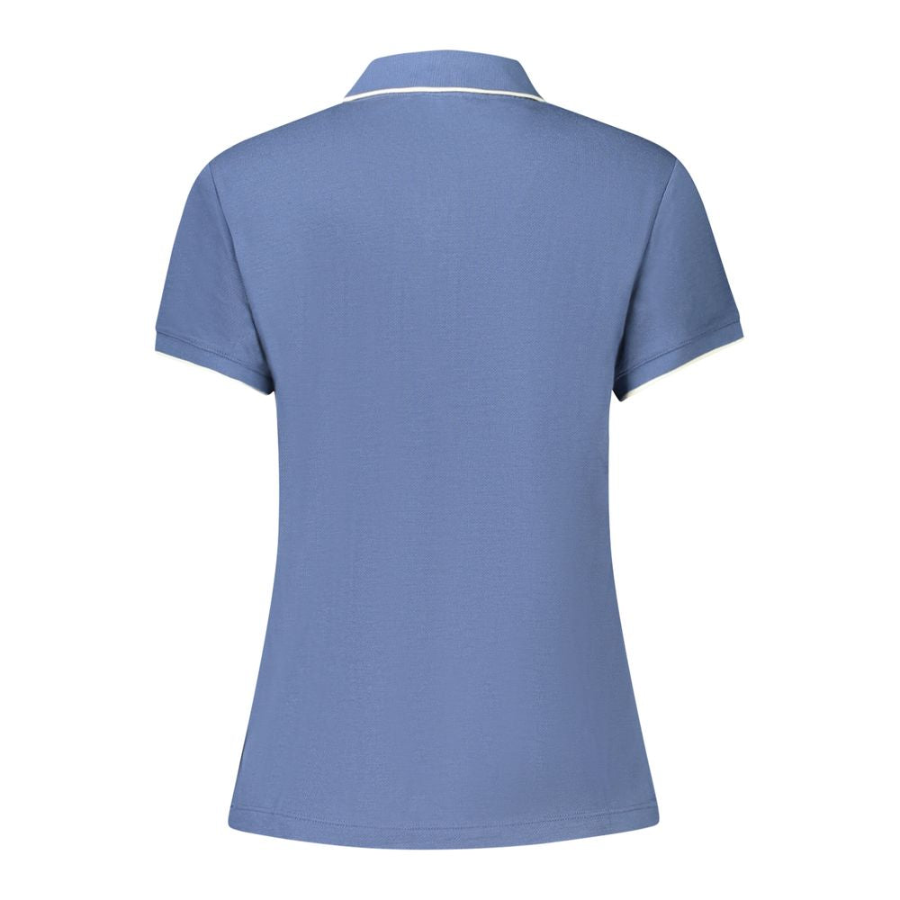 Camisa polo feminina North Sails azul de algodão