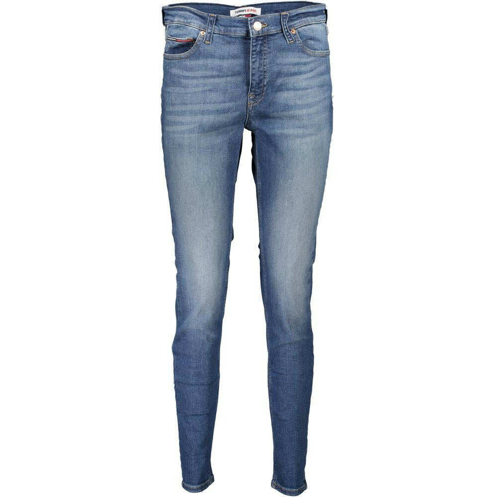Tommy Hilfiger Blue Cotton Women Skinny Jean Tommy Hilfiger