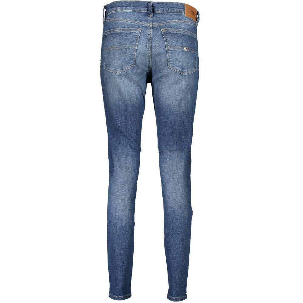 Tommy Hilfiger Blue Cotton Women Skinny Jean Tommy Hilfiger