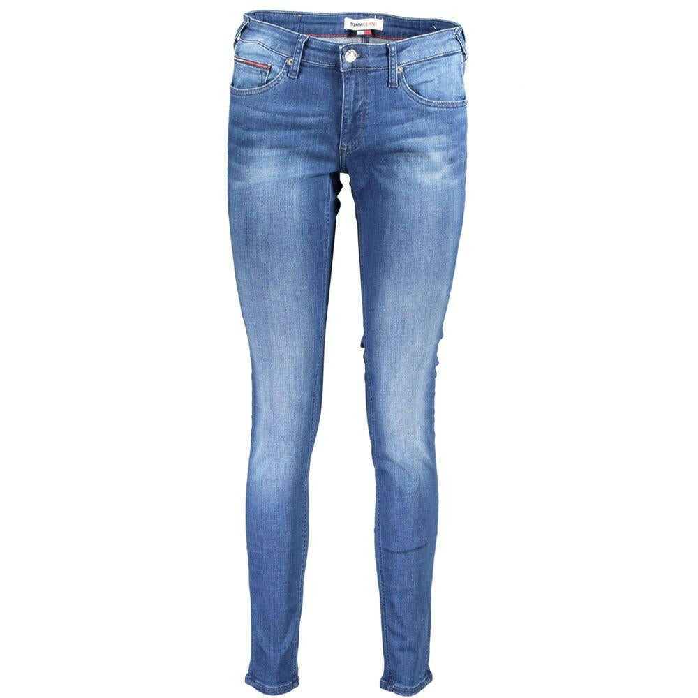 Tommy Hilfiger Blue Cotton Women Jeans Tommy Hilfiger