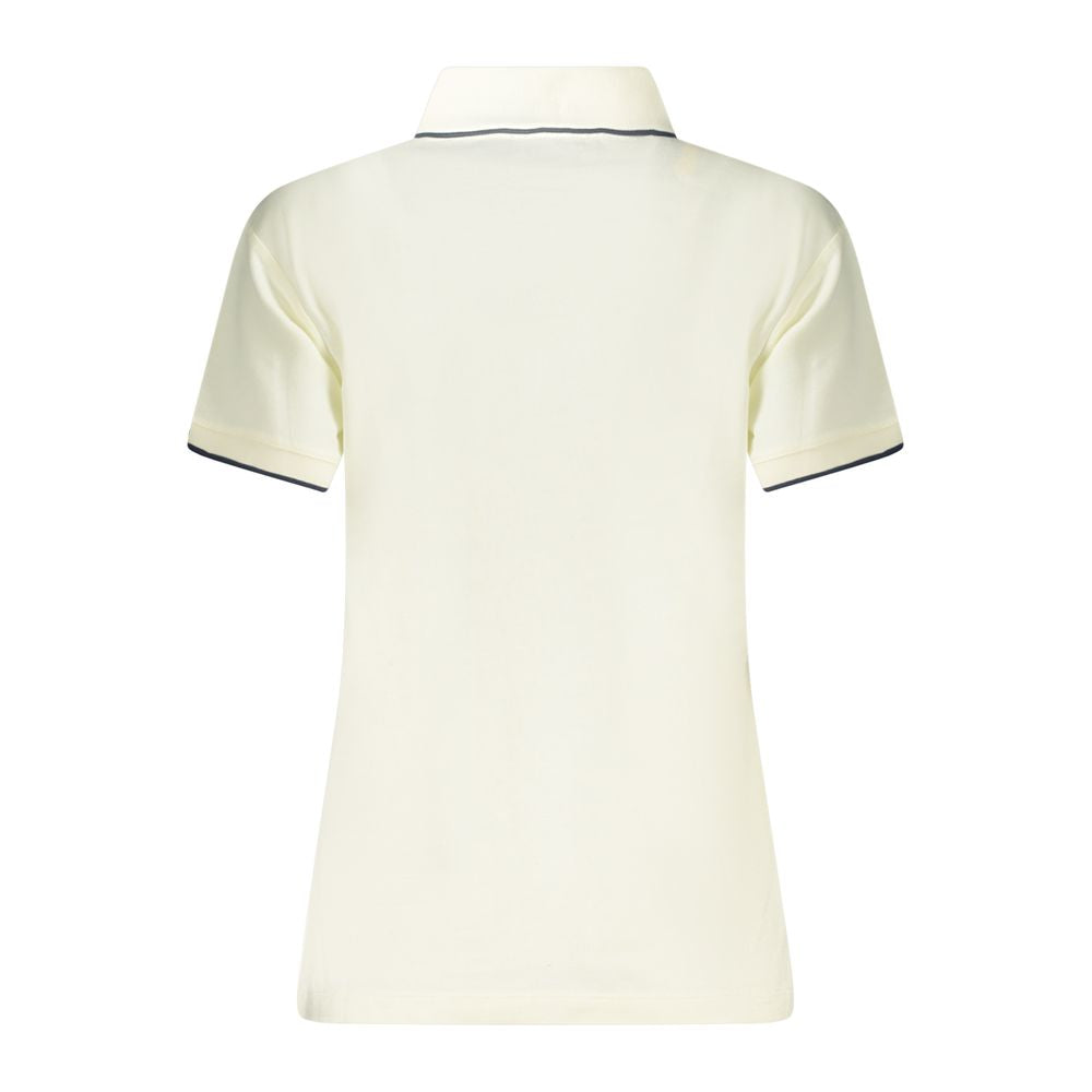 Camisa polo feminina North Sails de algodão branco