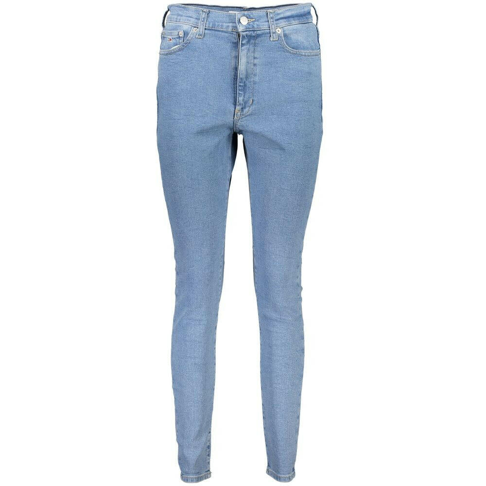 Tommy Hilfiger Blue Cotton Women Skinny Jean Tommy Hilfiger