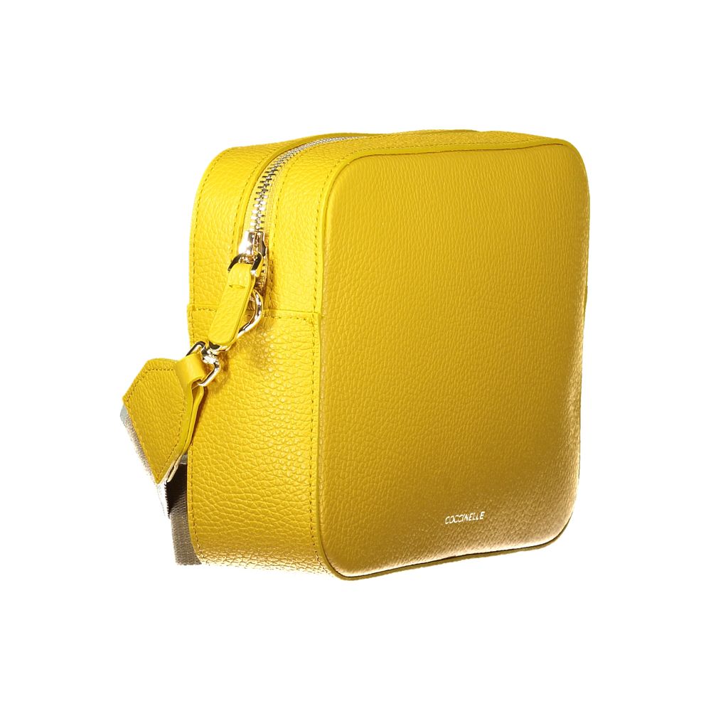 Coccinelle Yellow Leather Women Handbag Coccinelle